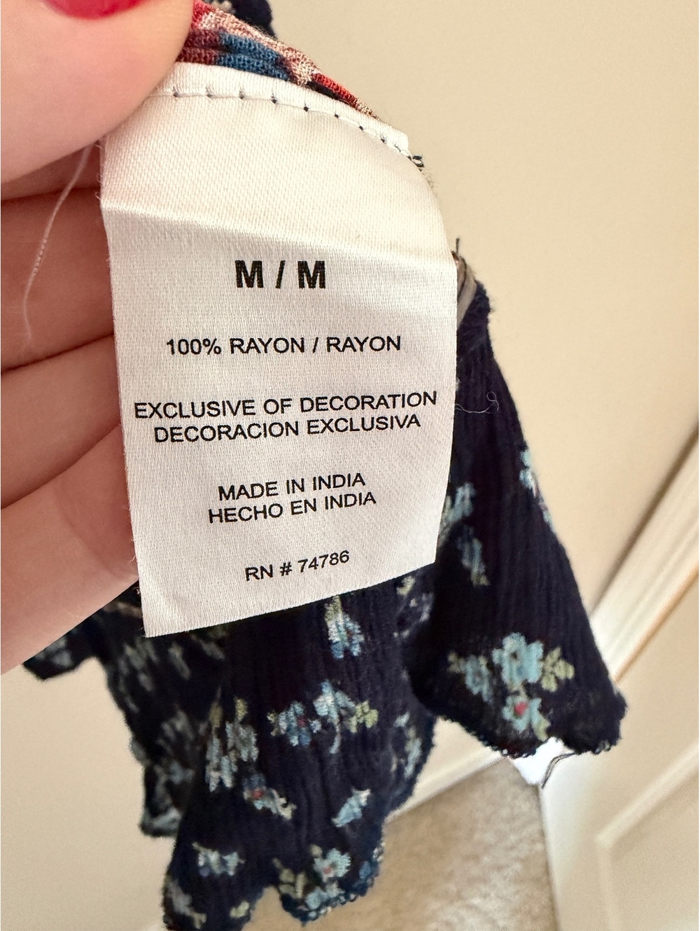 100% Rayon, Bila, M, embroidered - Picture 4 of 7